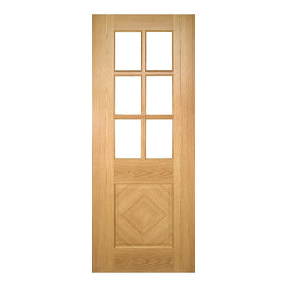 Kensington Oak Glazed – Prefinished Internal Door