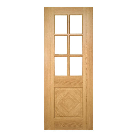 Kensington Oak Glazed – Prefinished Internal Door