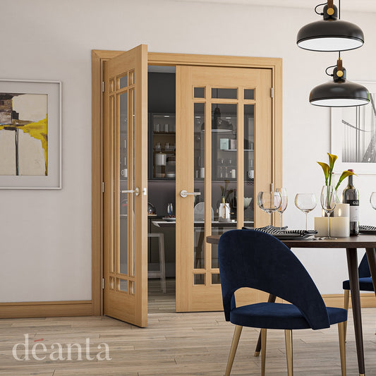 Kerry Oak Glazed Internal Door