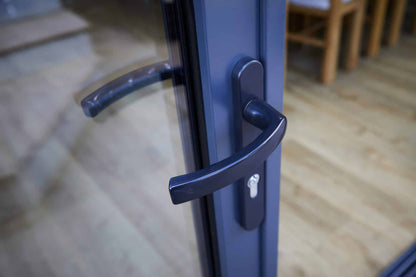 Aluvu Grey Prefinished External French Doors With Trickle Vents