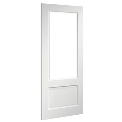 Madison Clear Bevelled Glazed – Primed Internal Door