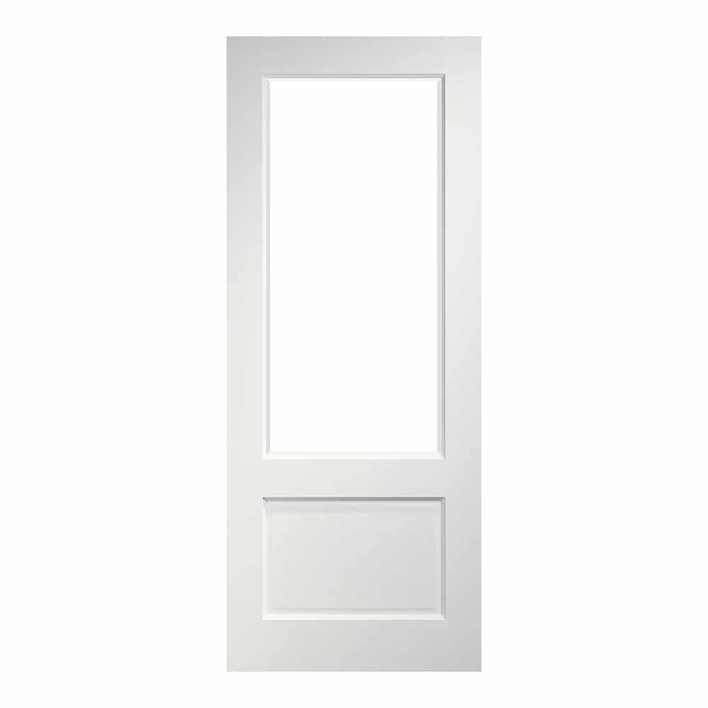 Madison Clear Bevelled Glazed – Primed Internal Door