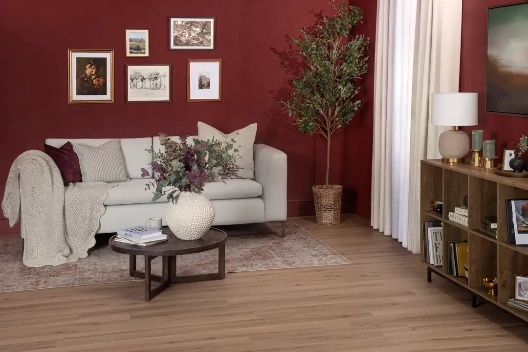 Luvanto Glue-Down LVT Monarch Oak