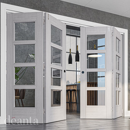 Montreal Light Grey Ash Glazed – Prefinished Internal Door