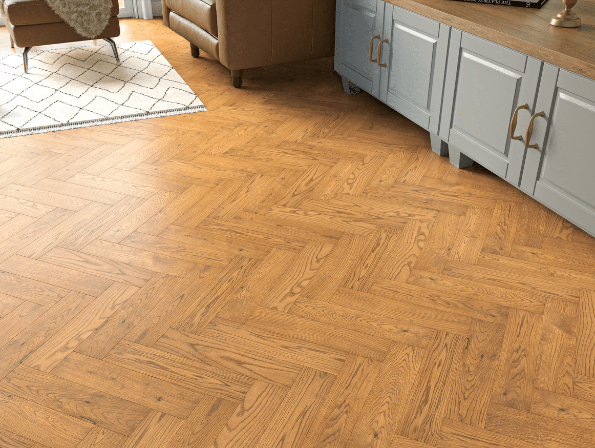 Moors Oak Engineered Herringbone