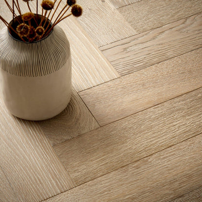 Noma Smoked Oak Herringbone