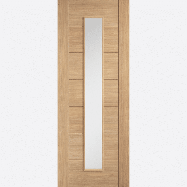 Carini Clear Glazed Long Light Oak