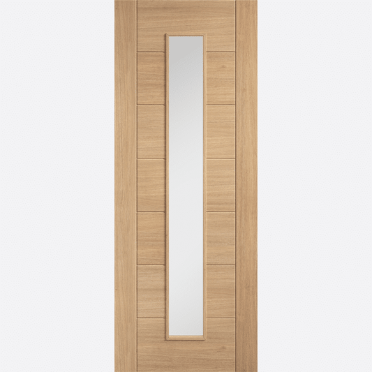 Carini Clear Glazed Long Light Oak