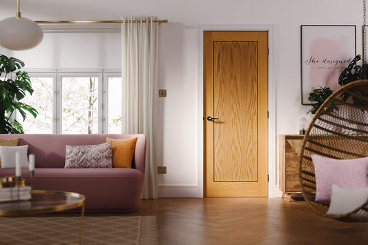 Oak 1P Inlay - Prefinished Internal Door