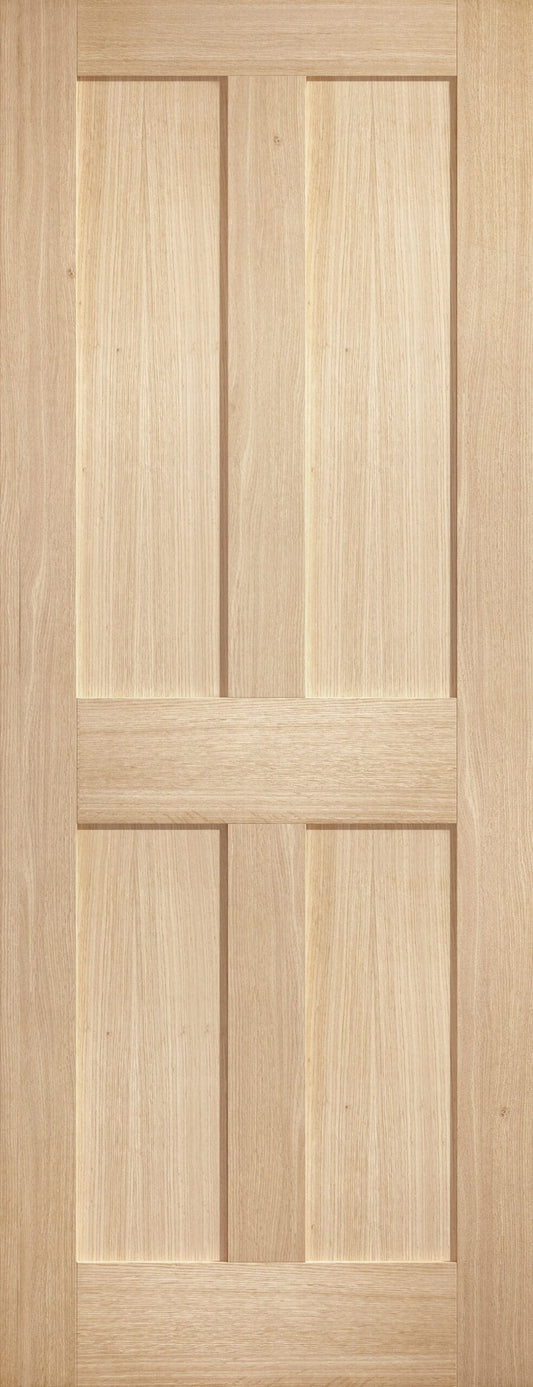 Oak Victorian 4 Panel Unfinished Internal Door