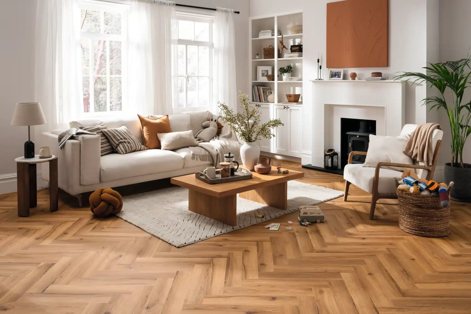 Luvanto Premium Click+  Old English Oak Herringbone
