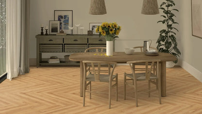 Tarkett Glue-Down LVT Parquet Creek Oak Natural