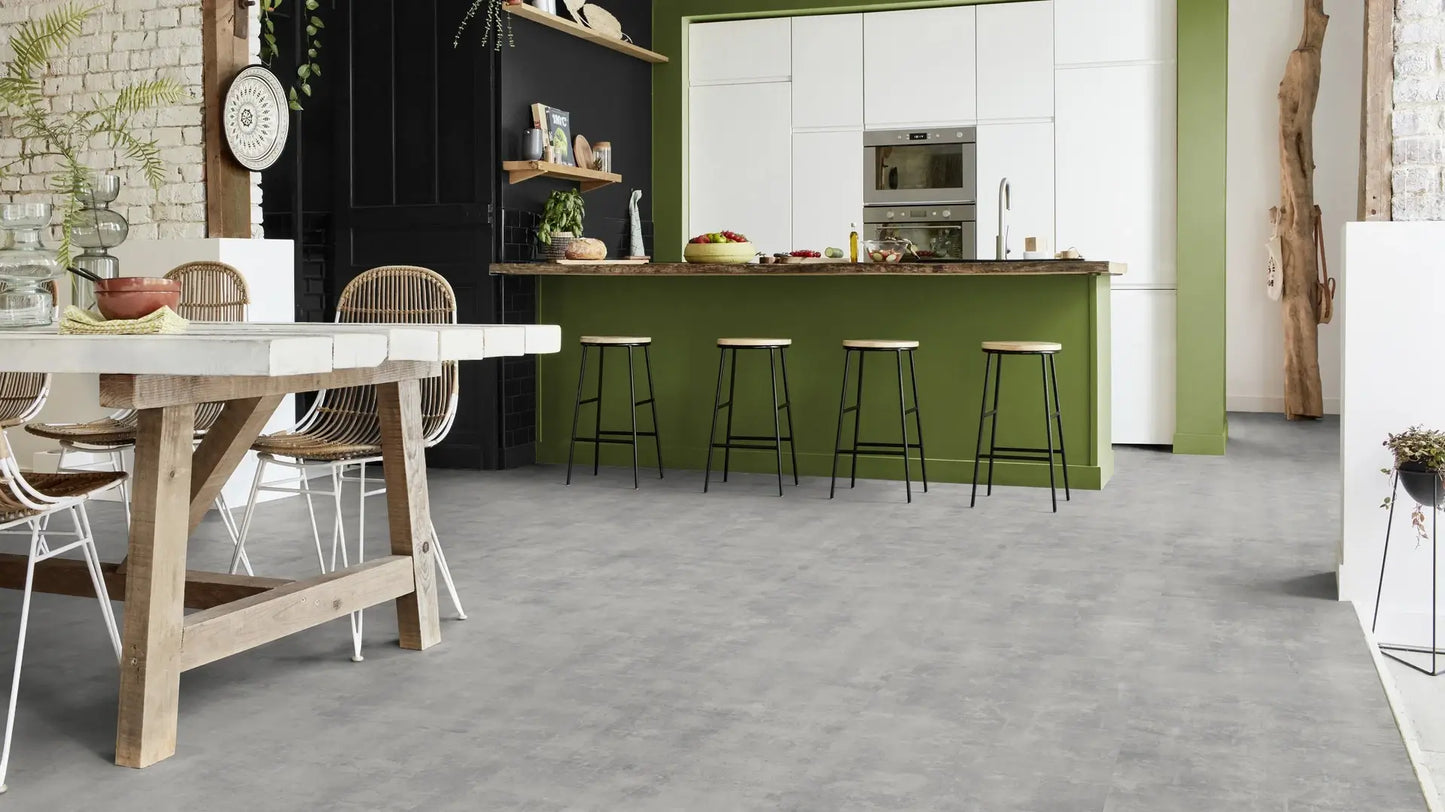Tarkett Glue-Down LVT Patina Concrete Light Grey