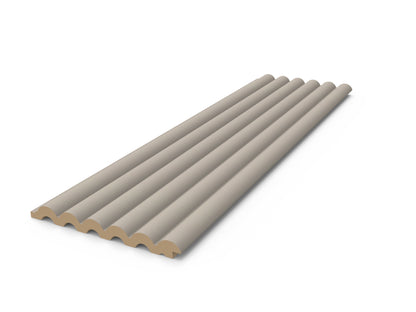 Taupe Decorative Ribbed Wall Panels
