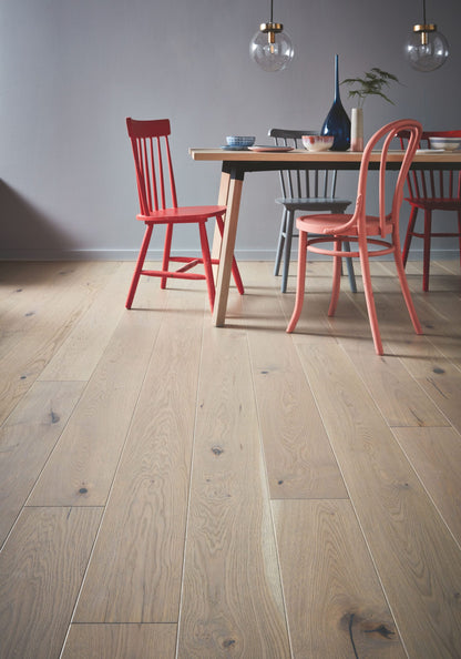 Rasselas Oak Brushed & Lacquered