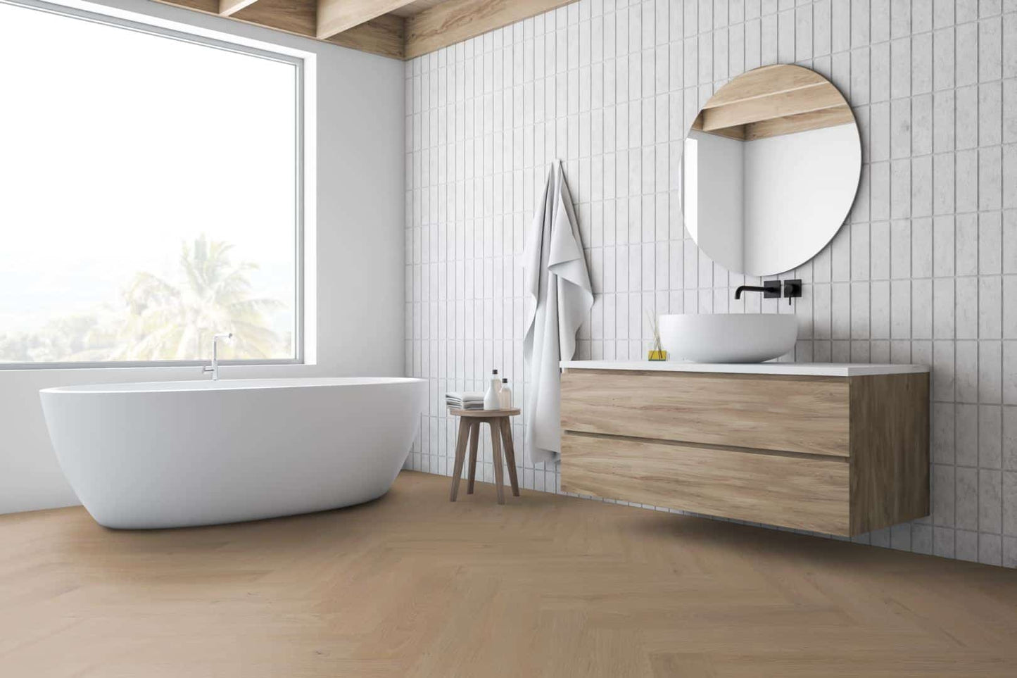 Lignum Core Sahara Oak Herringbone