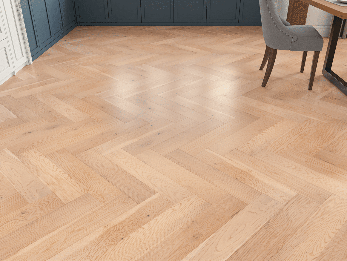 Salcey Oak Engineered Herringbone