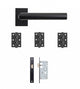 Ares Urban Latch Kit Matt Black