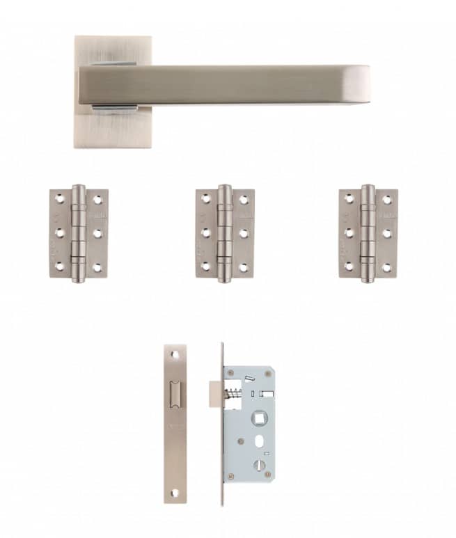 Argo Urban Latch Kit Satin Nickel Chrome
