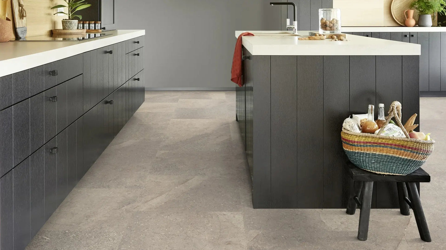Tarkett Glue-Down LVT Sediment Grey