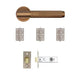 Sparta Latch Kit Dark Rose Gold