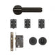Sparta Bathroom Kit Matt Black Finish