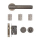 Sparta Bathroom Kit Matt Satin Black Nickel