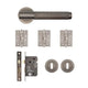 Sparta Mortice Kit Matt Satin Black Nickel