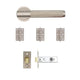 Sparta Latch Kit Satin Nickel