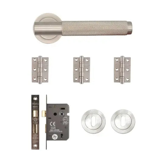 Sparta Mortice Kit Satin Nickel