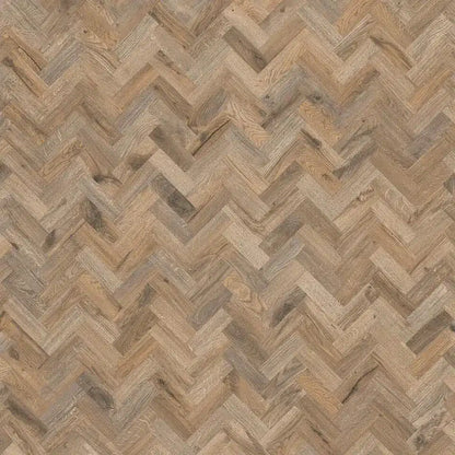 Tarkett Glue-Down LVT Traditional Parquet Woodland Oak Antique Brown