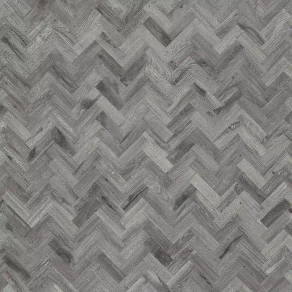 Tarkett Glue-Down LVT Traditional Parquet Woodland Oak Dark Grey