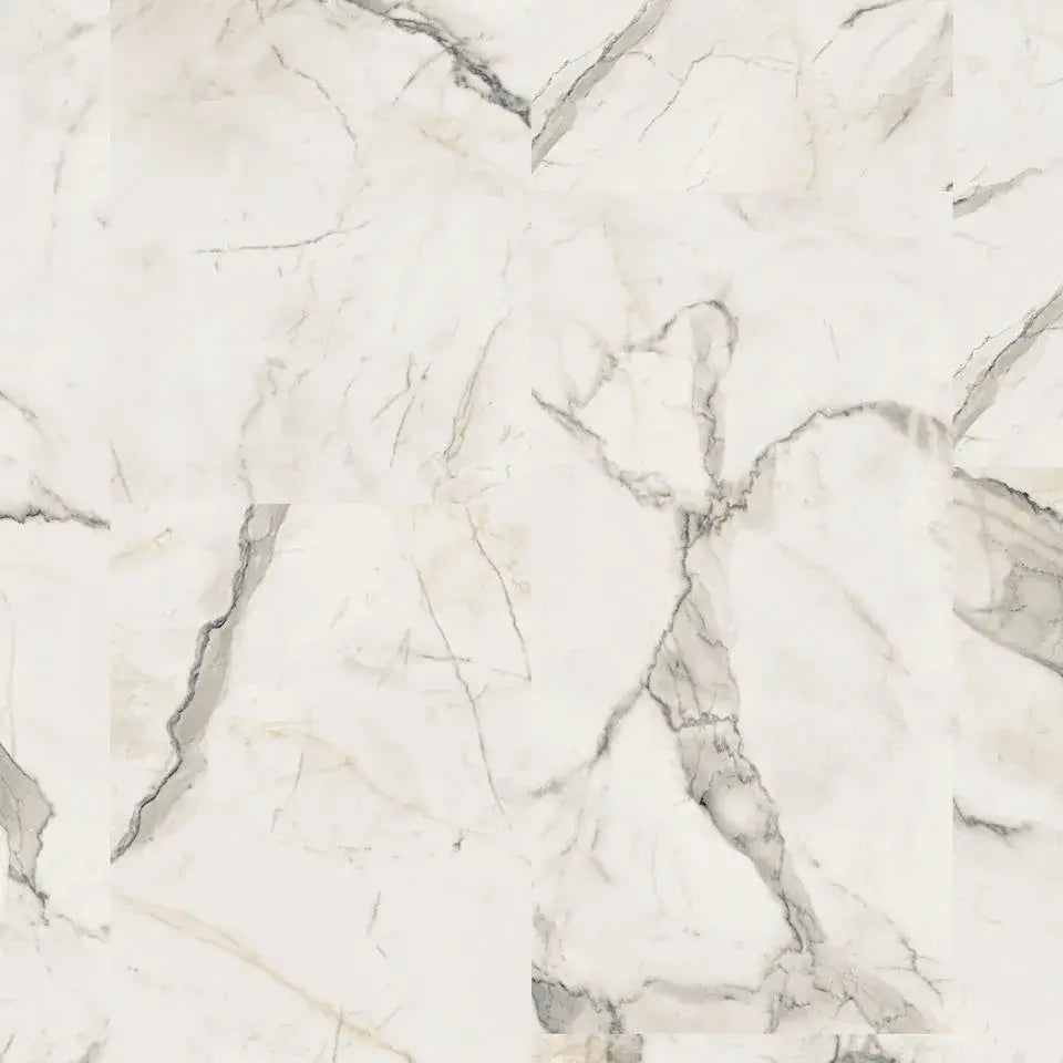 Tarkett Glue-Down LVT Carrara Grande White