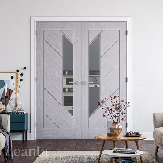Torino Light Grey Ash Glazed – Prefinished Internal Door