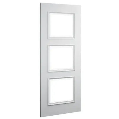 Trinity White Primed Bevelled Glazed Internal Door