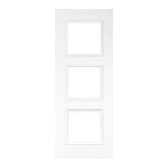 Trinity White Primed Bevelled Glazed Internal Door