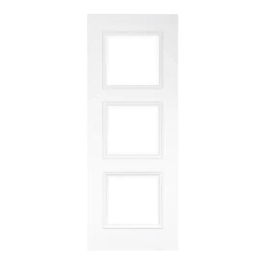 Trinity White Primed Bevelled Glazed Internal Door