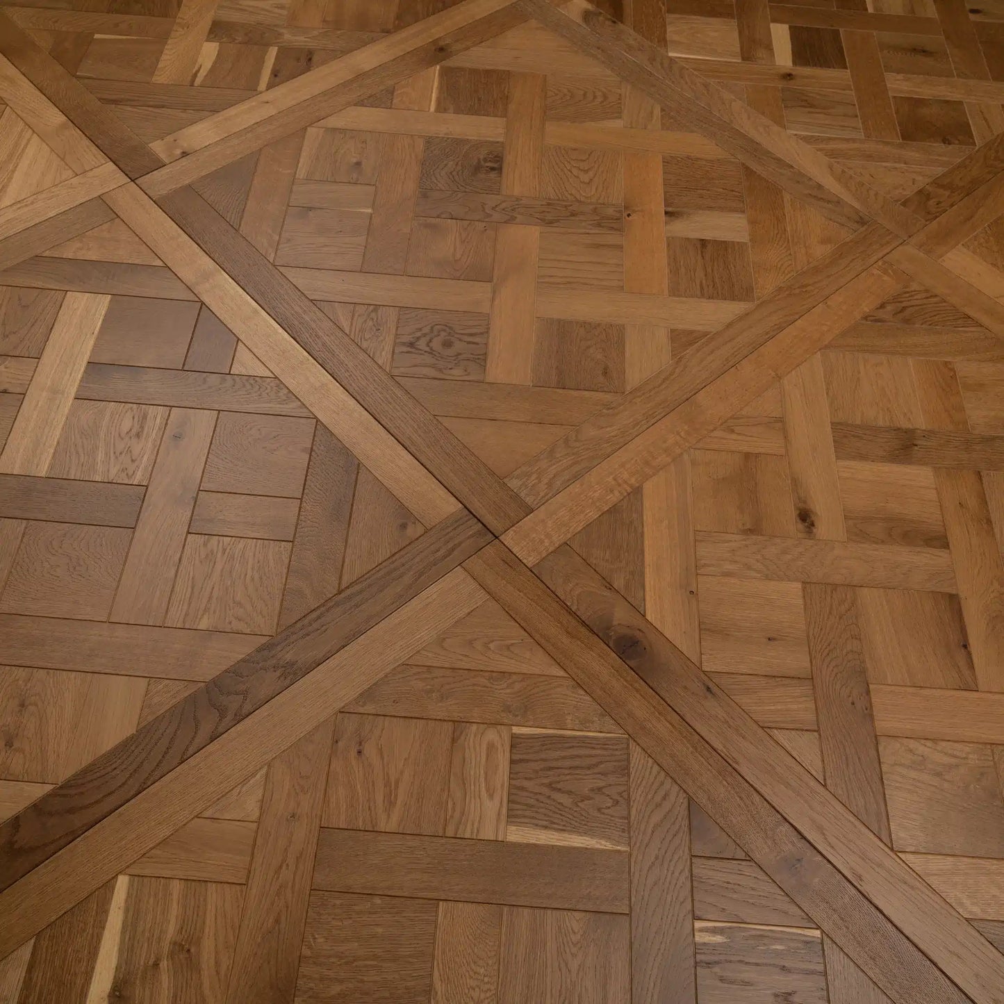 Wood Versailles Panel Brushed Smoked Lacquered