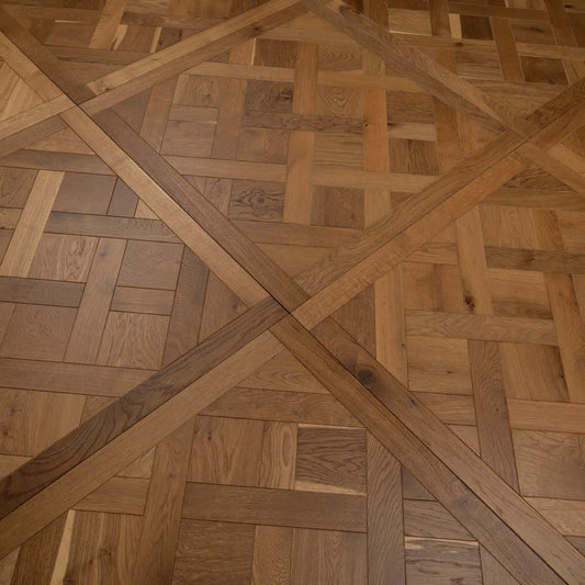Wood Versailles Panel Brushed Smoked Lacquered