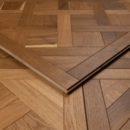 Wood Versailles Panel Brushed Smoked Lacquered