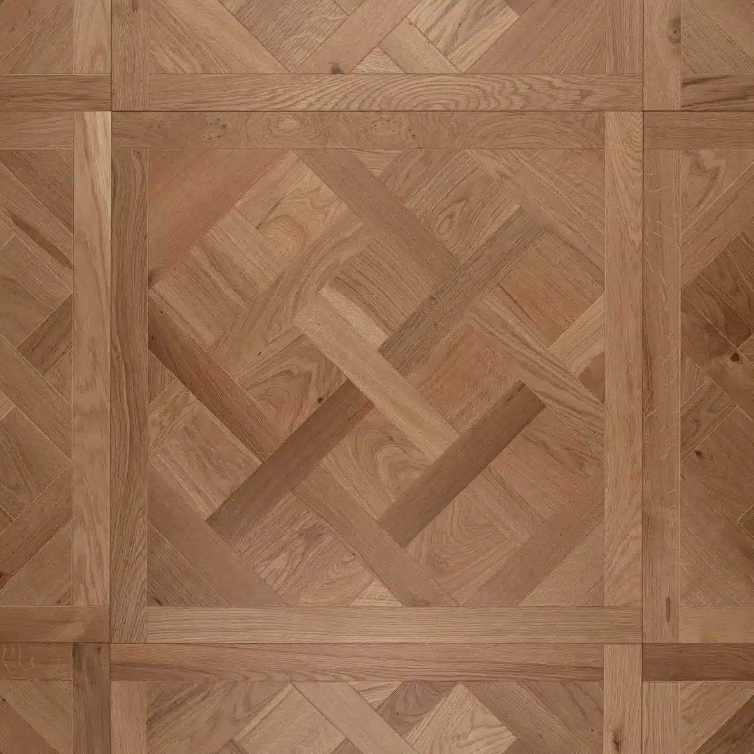 Wood Versailles Panel Brushed Natural Lacquered