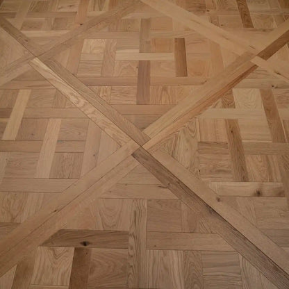 Wood Versailles Panel Brushed Natural Lacquered
