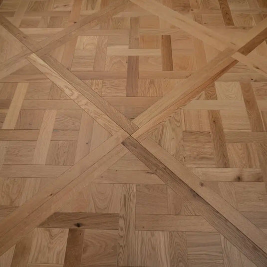 Wood Versailles Panel Brushed Natural Lacquered