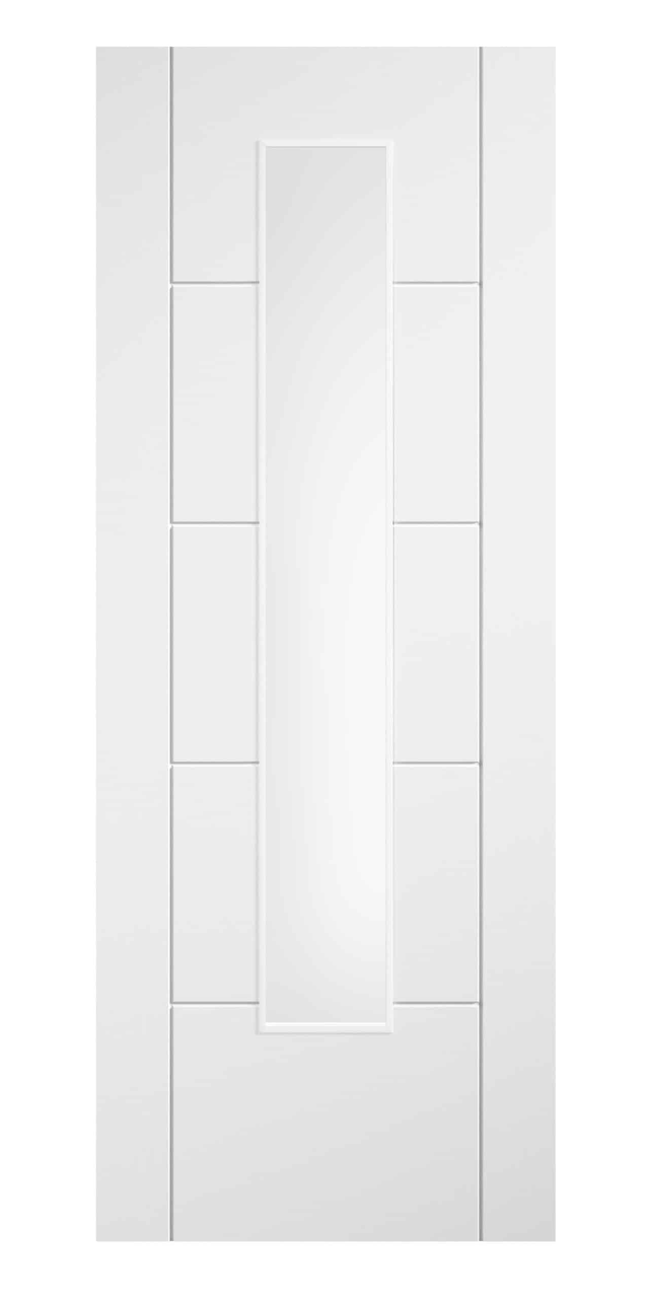 White Laminate Ladder Glazed
