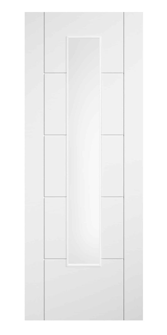White Laminate Ladder Glazed