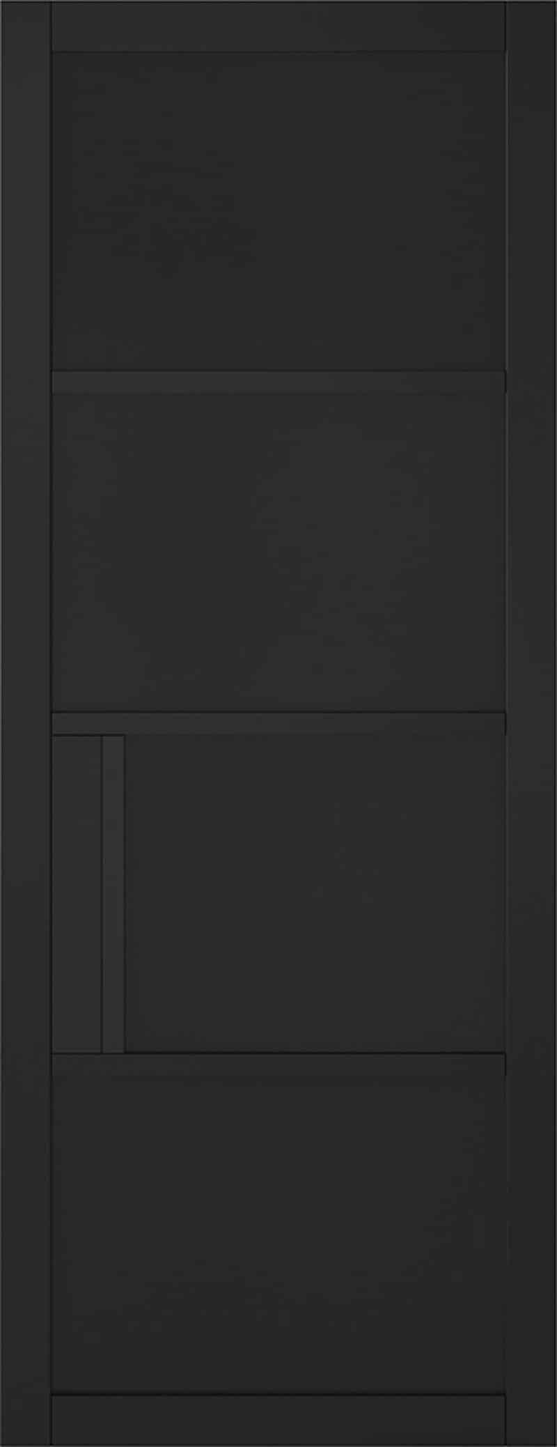 Black Chelsea 4p Internal Door