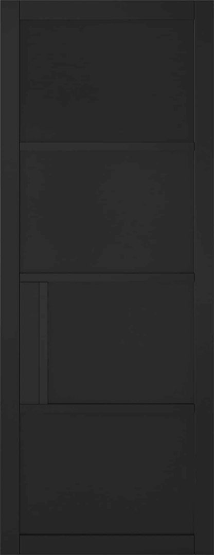 Black Chelsea 4p Internal Door