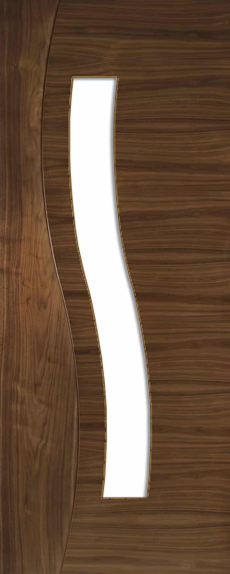 Cadiz Glazed Walnut - Prefinished Internal Door