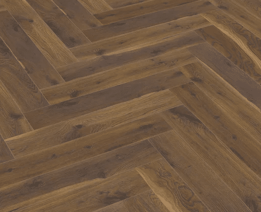 Premium Embossed Coffee Oak Herringbone