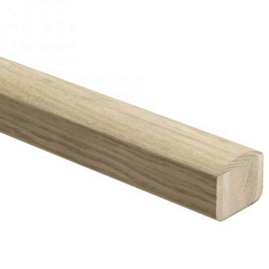 Elements White Oak Landing Handrail 3.6mtr (Pre-Drilled)